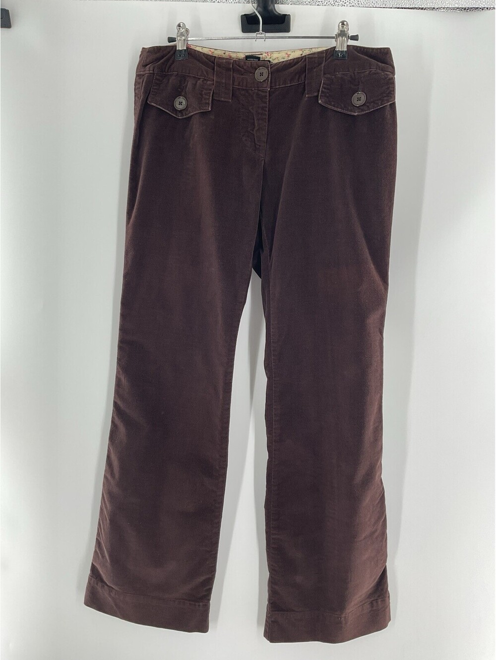 Moda International Women’s Size 8 Brown Velvet Pants 038